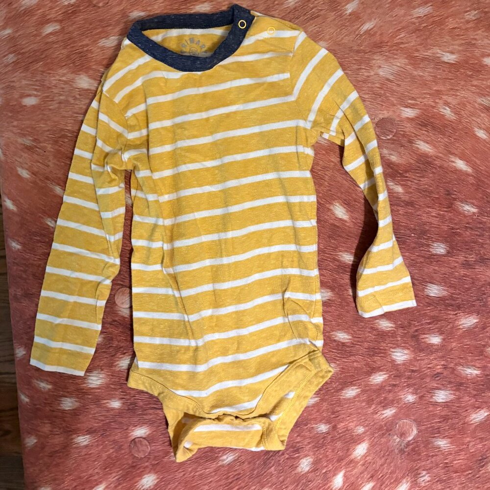 EUC Primary Striped Bodysuit (18-24M)